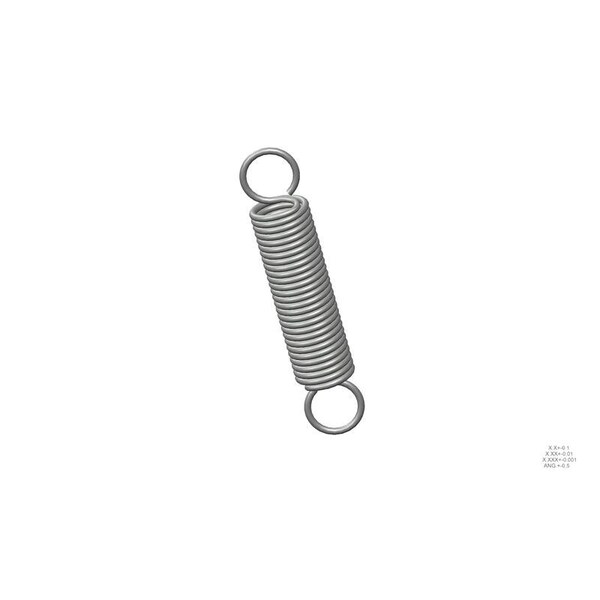 Approved Vendor Extension Spring, O=1.000, L= 5.00, W= .115 G109968215 - main
